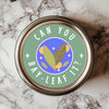 Can You Bay-Leaf It? Fun spice jar sticker designed for kitchen and plant lovers, showcasing a vibrant and whimsical design that adds character to your spice jars.