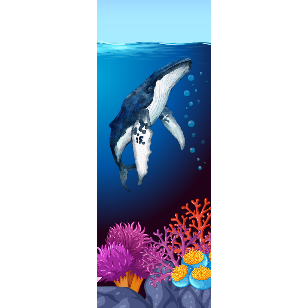 Humpback Whale Underwater Yoga Mat