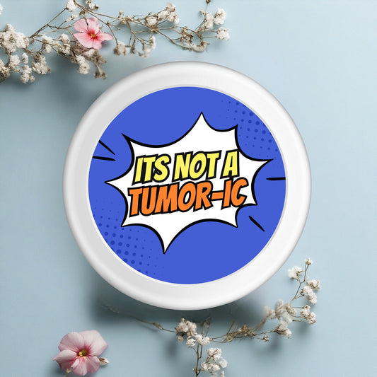 It's Not a Tumor-ic Turmeric Sticker 2.25" - Comic Style Vinyl Waterproof Pun for Gifts & Decor