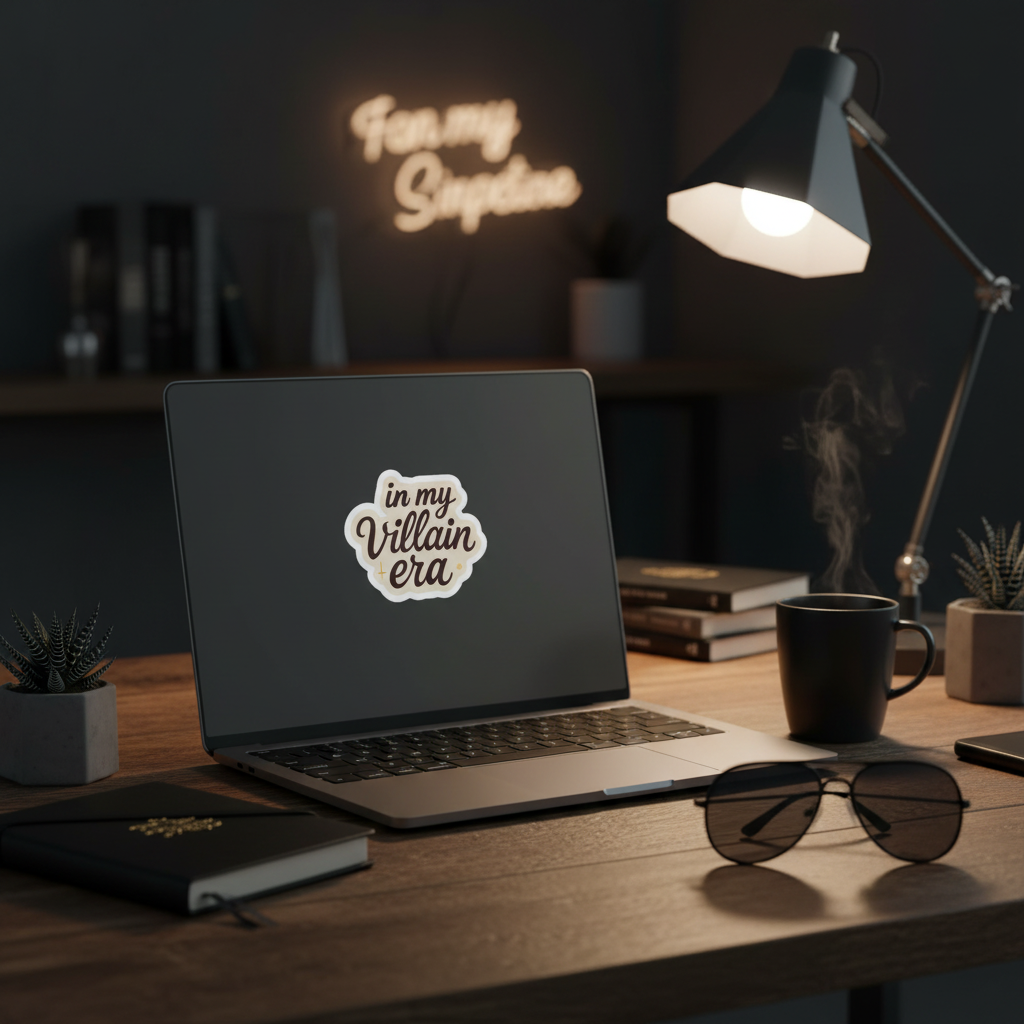 In My Villain Era on Laptop