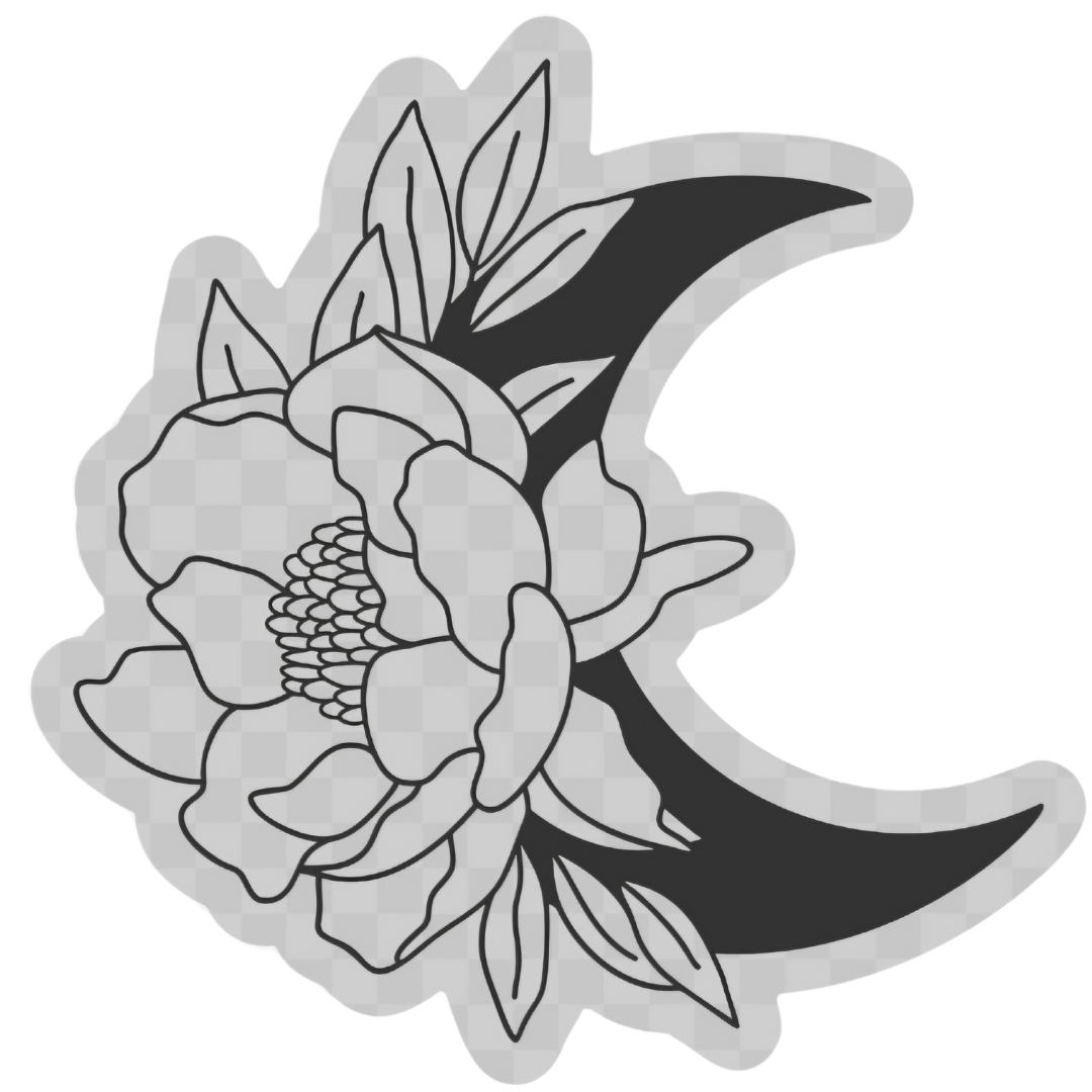 Lunar Garden Sticker