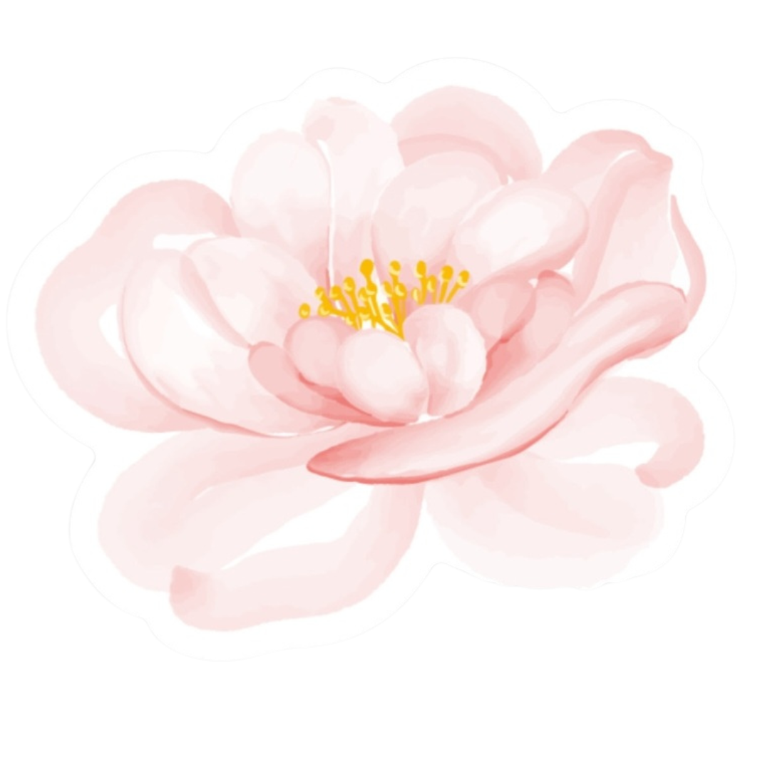 Country Rose Sticker