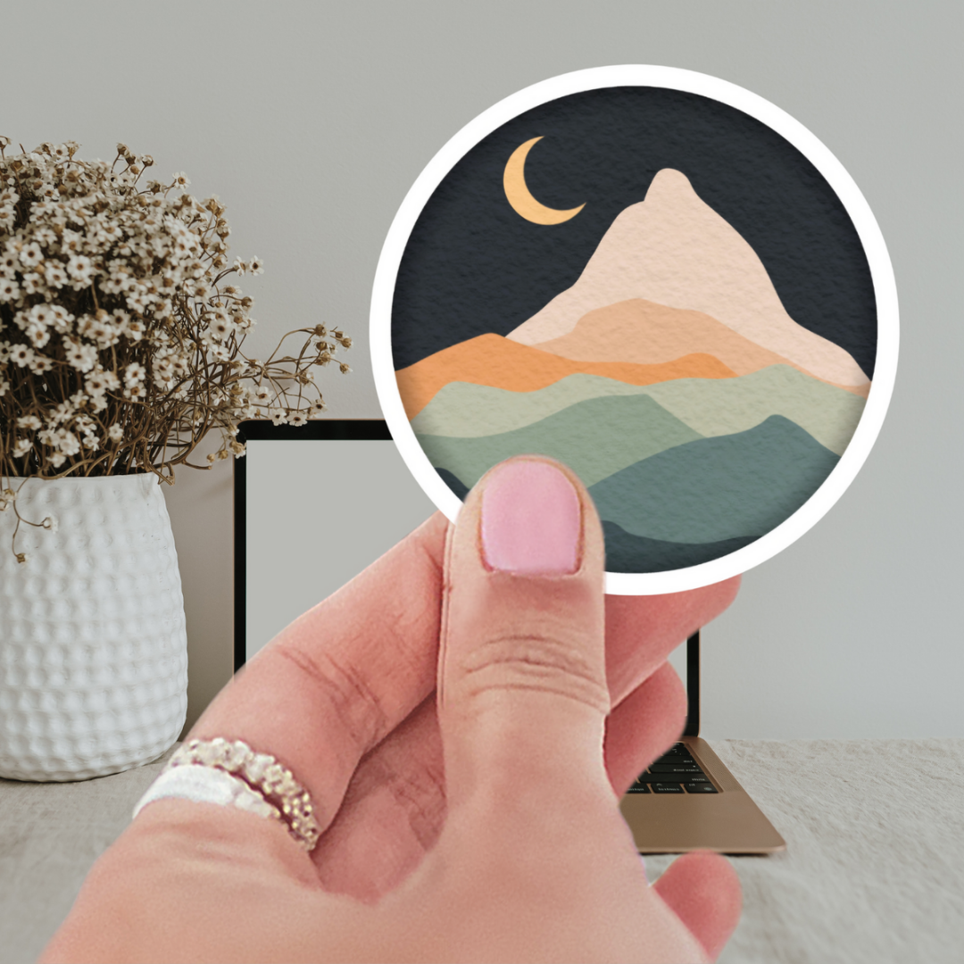 Mountain Dreamscape Sticker