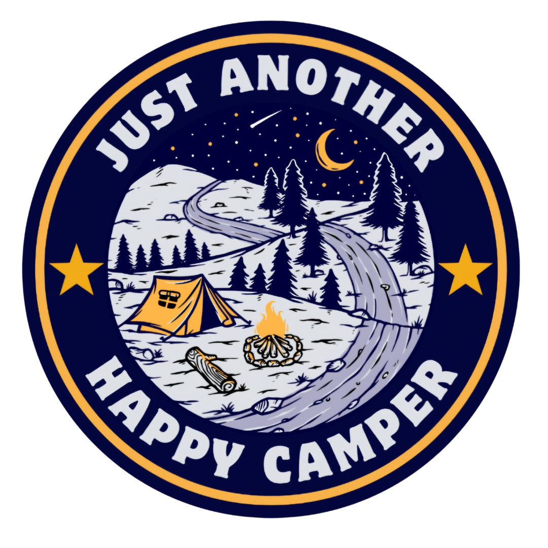 Just Another Happy Camper Sticker