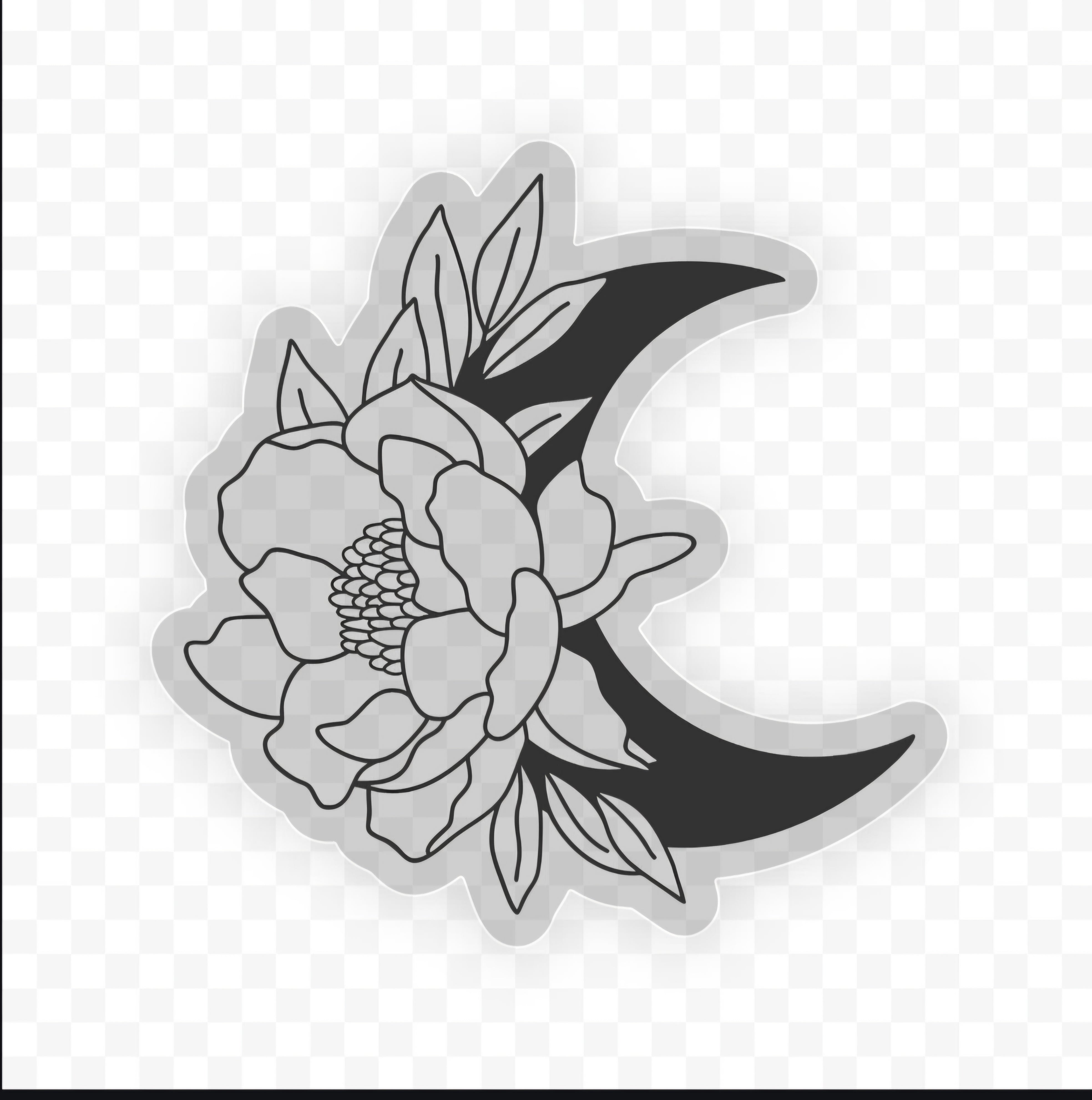 Lunar Garden Sticker