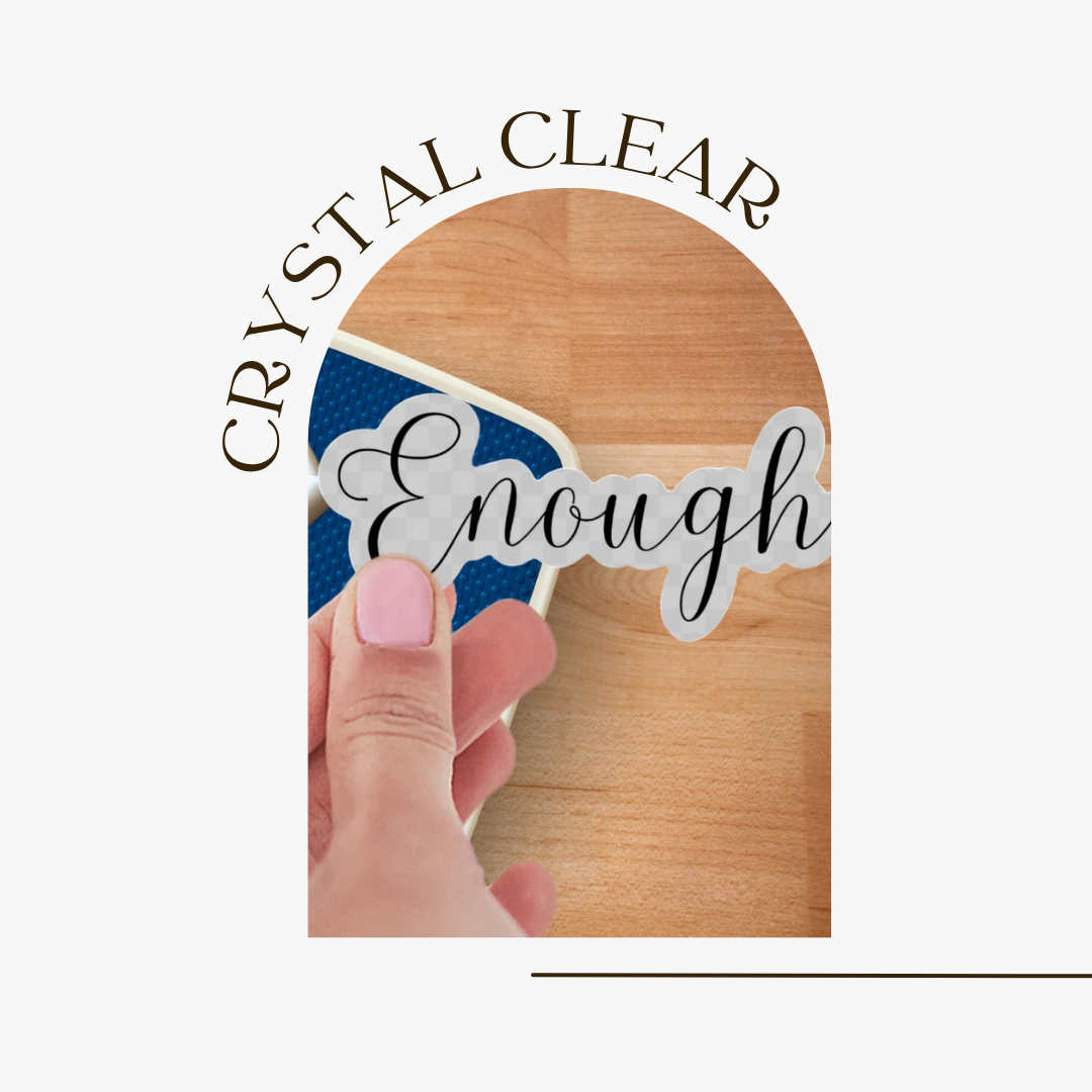 Transparent Waterproof Vinyl Stickers