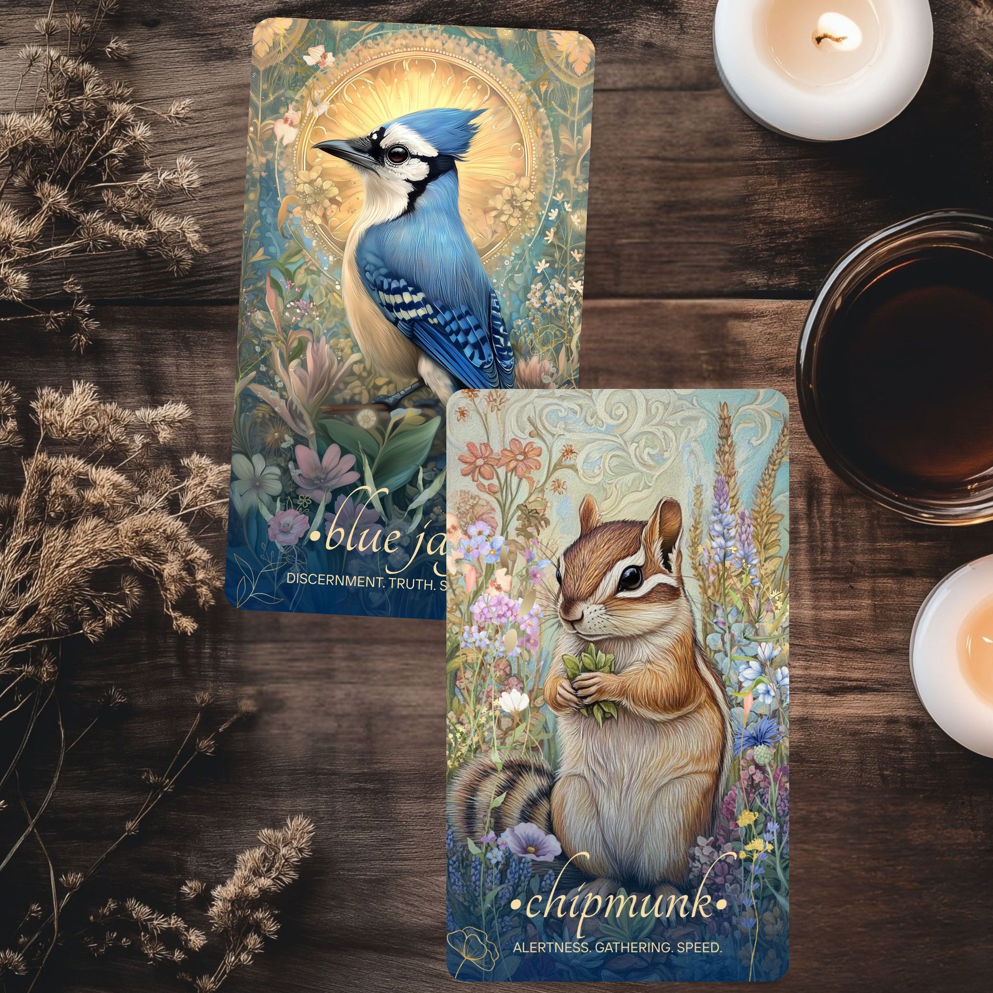 Wild Urban Animal Oracle Deck cards feature vibrant urban and animal themes.
