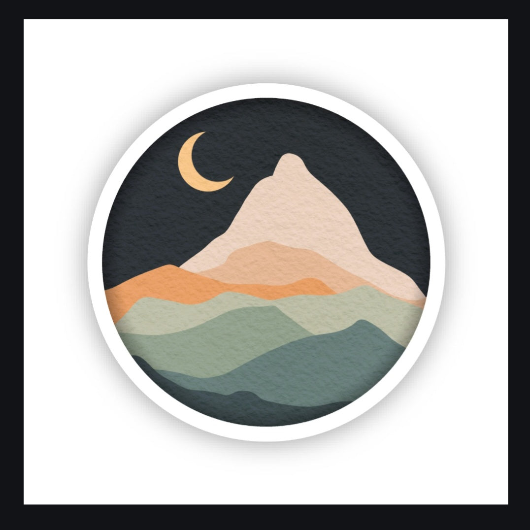 Mountain Dreamscape Sticker