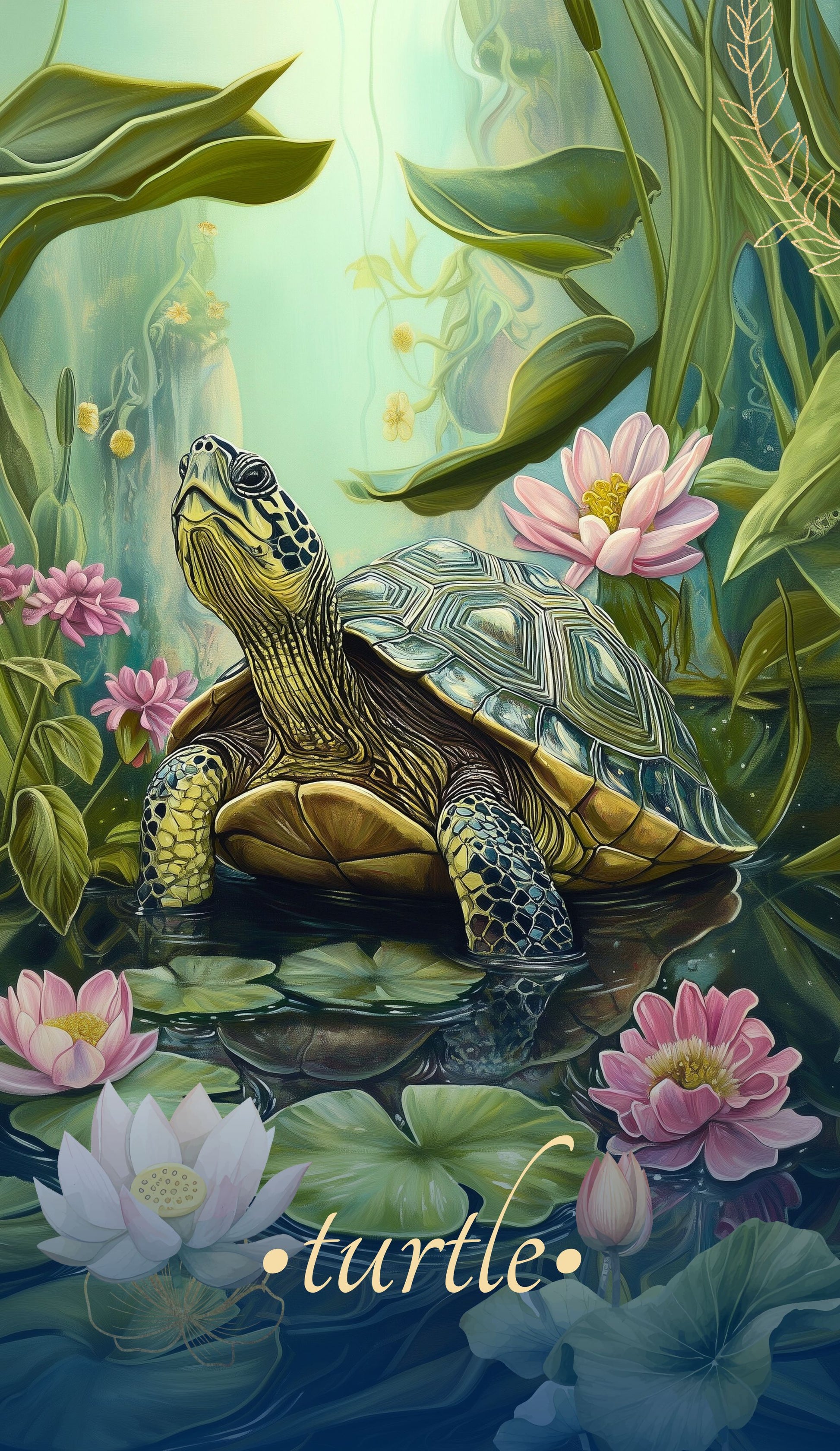 Meditation setup using the Wild Urban Animal Oracle Deck on a tranquil table.