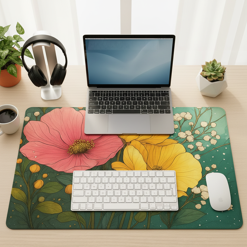 Colourful Floral Office