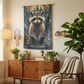 Raccoon Tapestry Bedroom Mockup 1