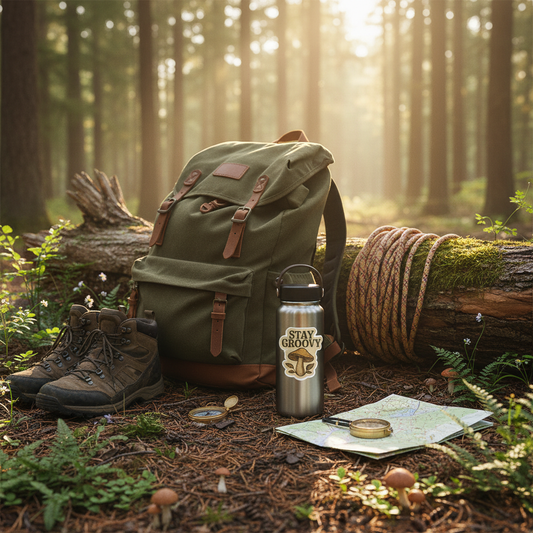 Stay Groovy on Water Bottle